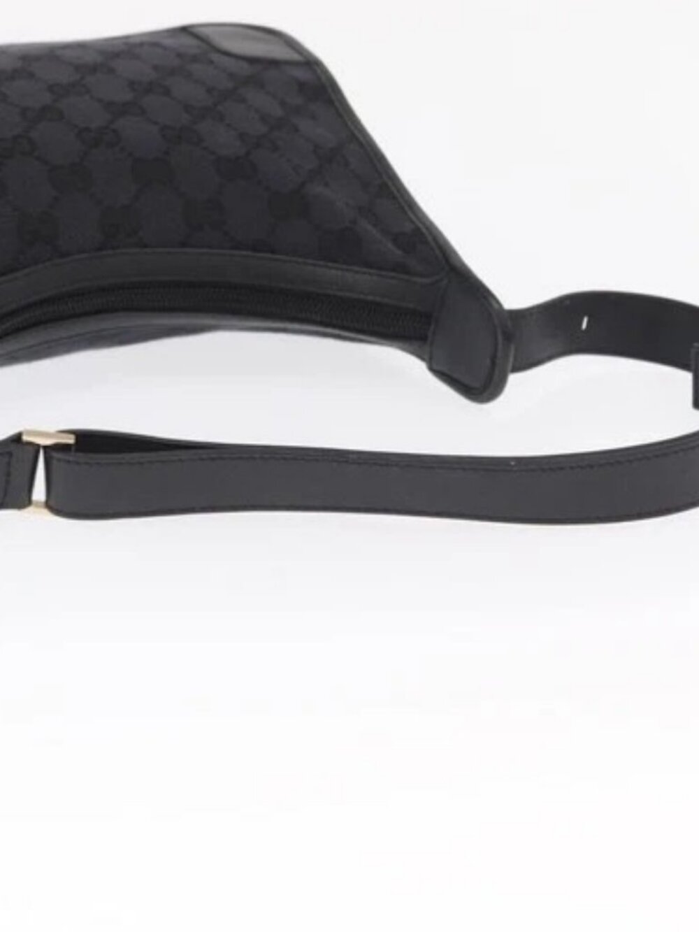 GUCCI GG Canvas Shoulder Bag Black Silver 001 - Picture 7 of 16